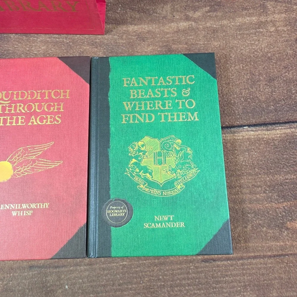 Scholastic Hogwarts Library Book Set Multicolor Good Hardcover Box Set 3 Books